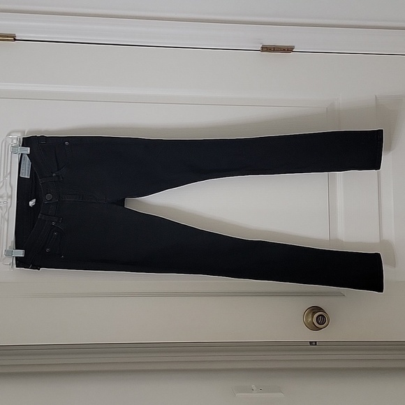 Rag & Bone Size 28 Skinny Coated Black Jeans Style # 1502K520, Gently Used Cond. - Picture 2 of 15